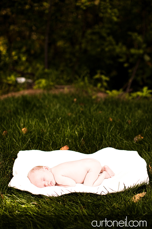 Sault Ste Marie Baby Photography - Cohen at 6 weeks