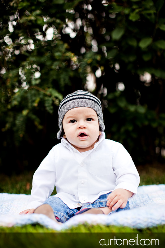 Sault Ste Marie Baby Photography - Connor