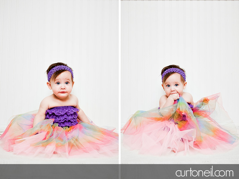 Sault Ste Marie Baby Photography - Jadyn - Christmas photo session, big eyes