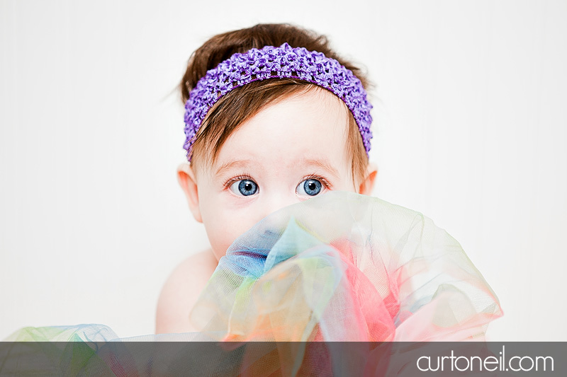 Sault Ste Marie Baby Photography - Jadyn - Christmas photo session, big eyes