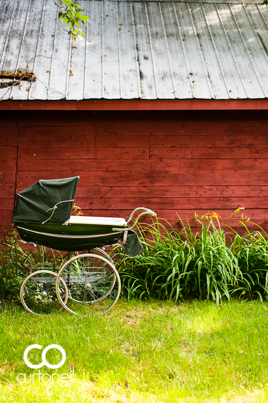 Sault Ste Marie Baby Photography - Jocelyn and 9 months, pram, Bellevue Park