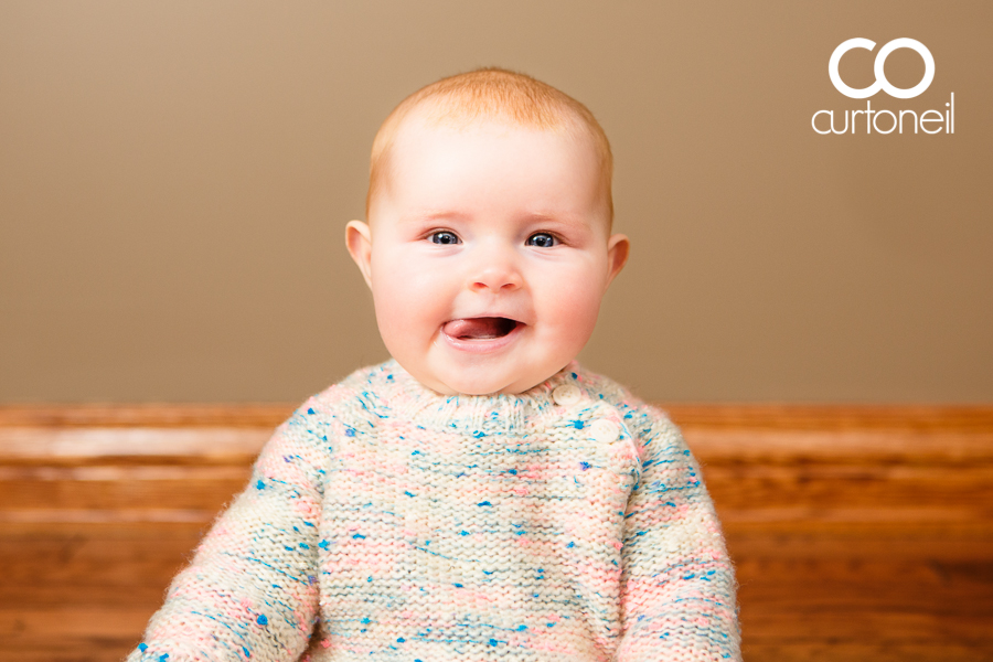 Sault Ste Marie Baby Photography - Willow at six months - sneak peek
