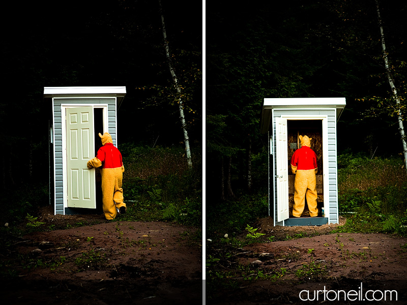 Sault Ste Marie Photographer - Bear visits camp