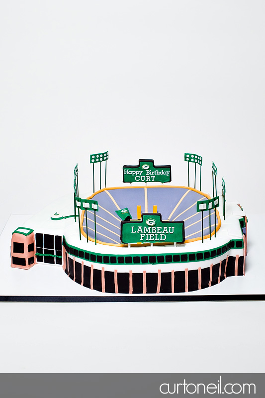 Lambeau Field birthday cake - Jeannette