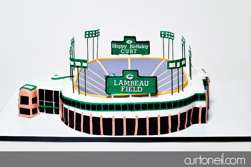 Lambeau Field birthday cake - Jeannette