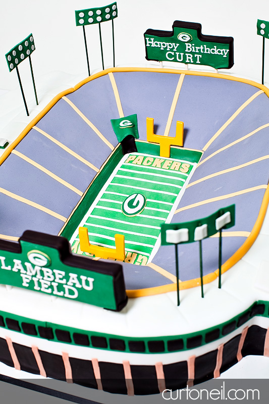 Lambeau Field birthday cake - Jeannette