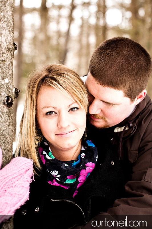 Sault Ste Marie Engagement Photography - Amanda and Chris - winter