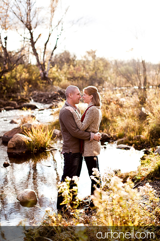 Sault Ste Marie Engagement Photography - Abby and Dave - Whitefish Island, fall, downtown, alley