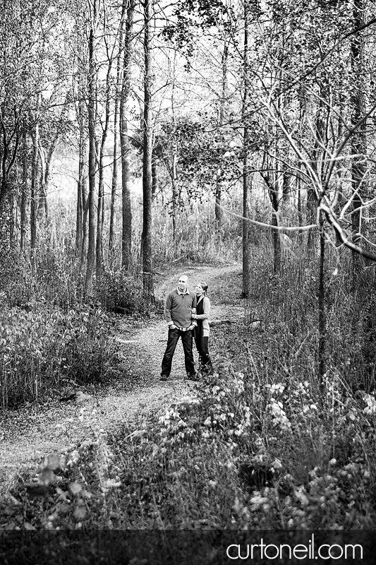 Sault Ste Marie Engagement Photography - Abby and Dave - Whitefish Island, fall, downtown, alley