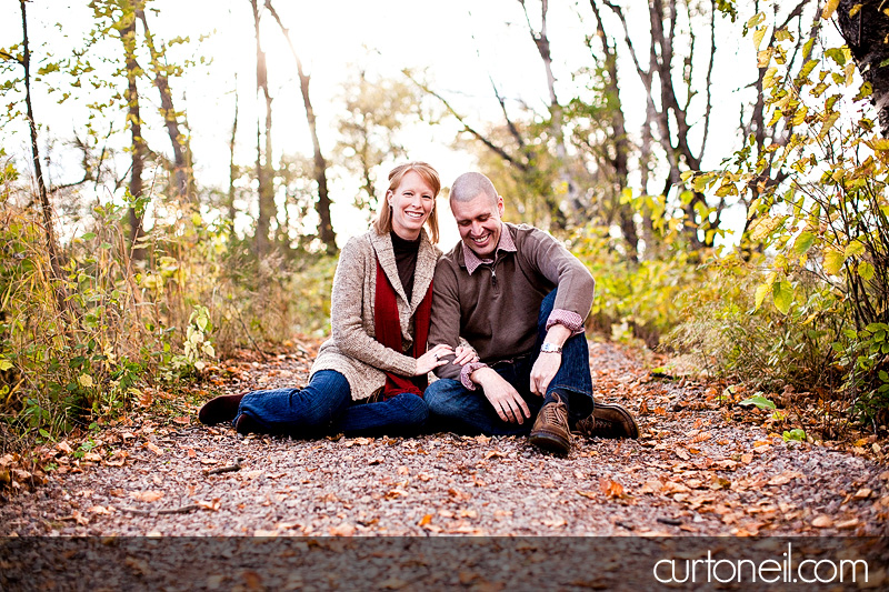 Sault Ste Marie Engagement Photography - Abby and Dave - Whitefish Island, fall, downtown, alley