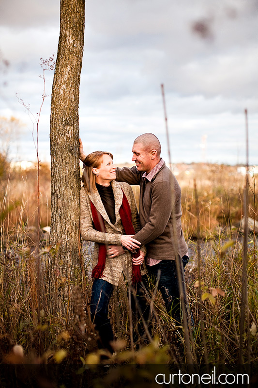 Sault Ste Marie Engagement Photography - Abby and Dave - Whitefish Island, fall, downtown, alley