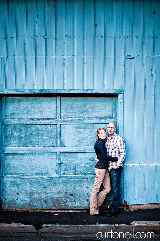 Sault Ste Marie Engagement Photography - Abby and Dave - Whitefish Island, fall, downtown, alley
