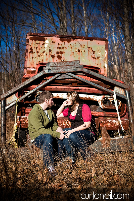 Engagement Shoot - old truck talk