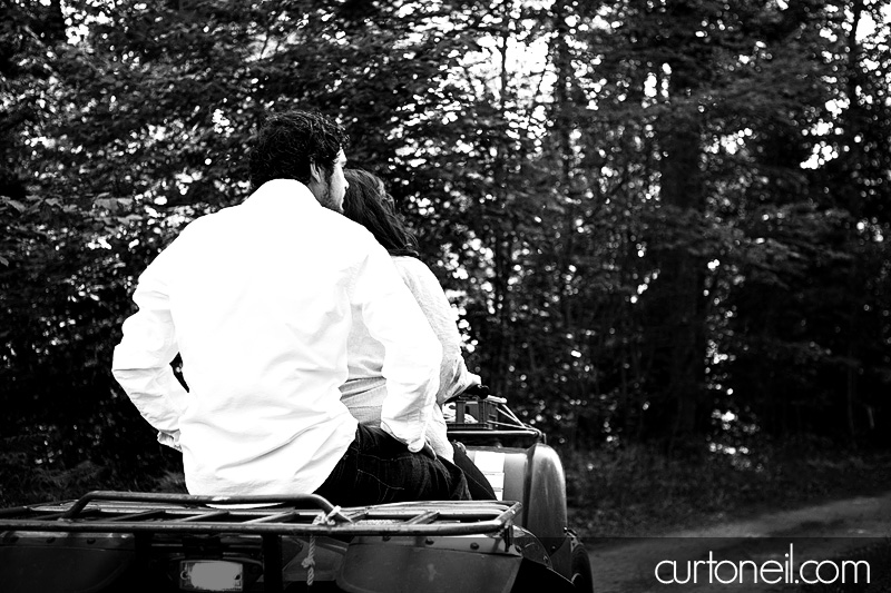 Sault Ste Marie Engagement Shoot - Brianne and Giovanni - Squirrel Island crazy adventure