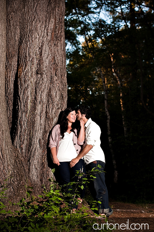 Sault Ste Marie Engagement Shoot - Brianne and Giovanni - Squirrel Island crazy adventure