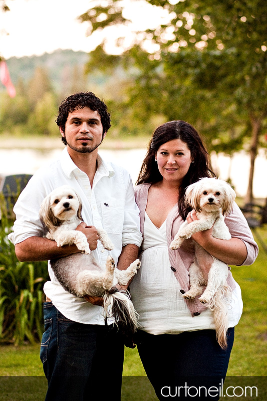 Sault Ste Marie Engagement Shoot - Brianne and Giovanni - Squirrel Island crazy adventure