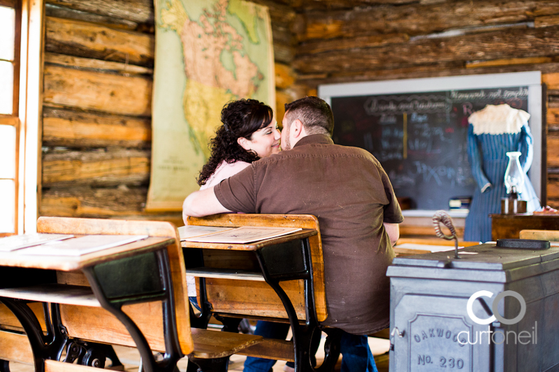 Sault Ste Marie Engagement Photography - Charlene and Ben - St. Joseph Island, old school, sneak peek