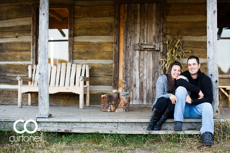 Sault Ste Marie Engagement Photography - Christina and Chris - sneak peek, fall at Mockingbird Hill Farm