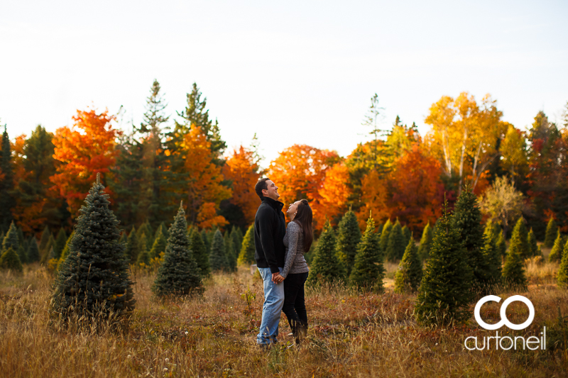 Sault Ste Marie Engagement Photography - Christina and Chris - fall, pumpkin, Mockingbird Hill Farm, Hiawatha