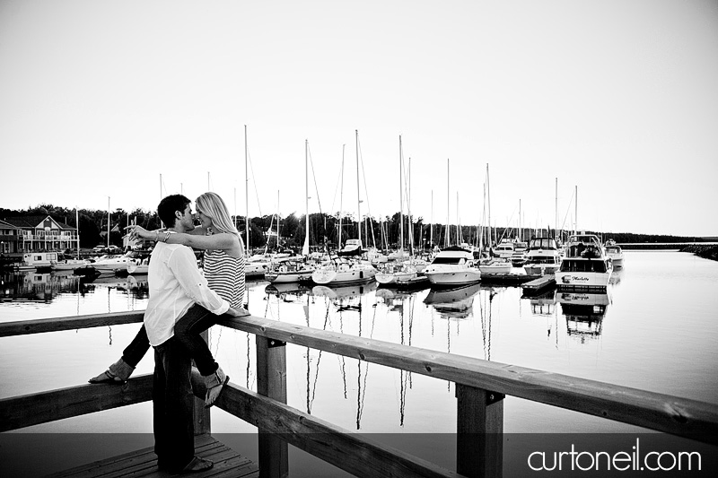 Sault Ste Marie Engagement Photography - Chelsea and Trevor - boardwalk