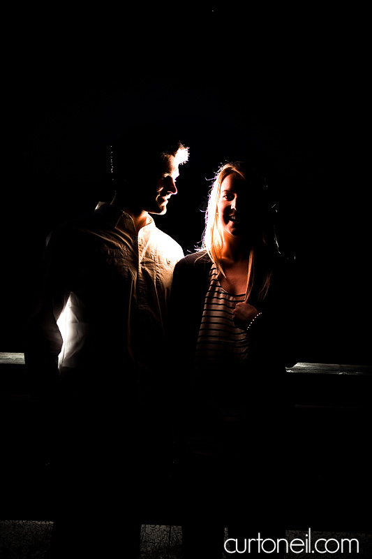 Sault Ste Marie Engagement Photography - Chelsea and Trevor - dark