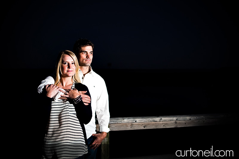 Sault Ste Marie Engagement Photography - Chelsea and Trevor - dark