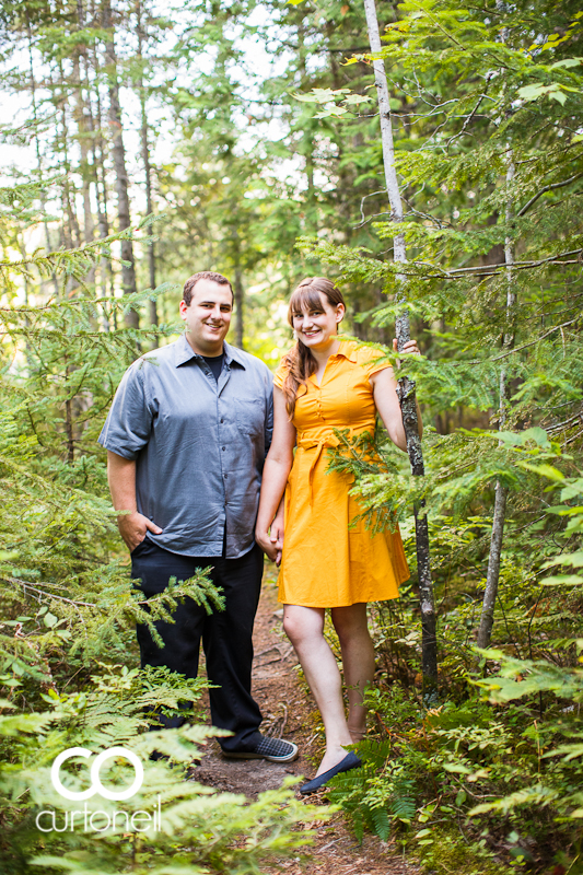 Sault Ste Marie Engagement Photography - Danielle and Brendan - Whitman Dam Falls adventure