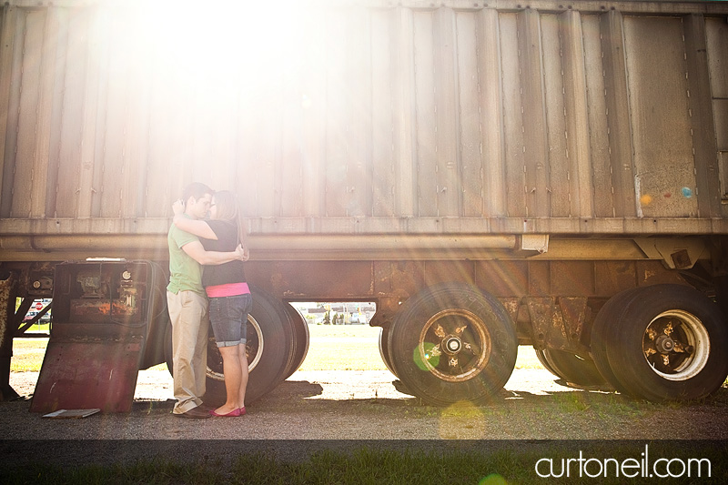 Sault Ste Marie Engagement Photography - Danielle and Jamie - Downtown Sault Ste Marie