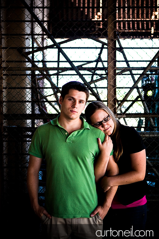 Sault Ste Marie Engagement Photography - Danielle and Jamie - Downtown Sault Ste Marie