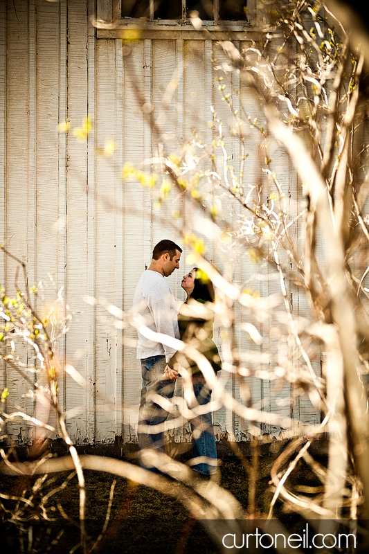 Engagement Shoot - Elisa and David - through the trees