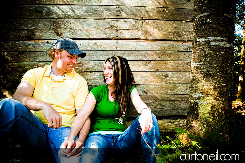 Engagement Shoot - Gisele and Derek - Old tree fort