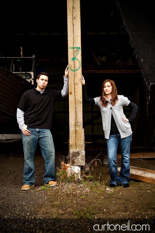 Engagement Shoot - Haviland boat hangar