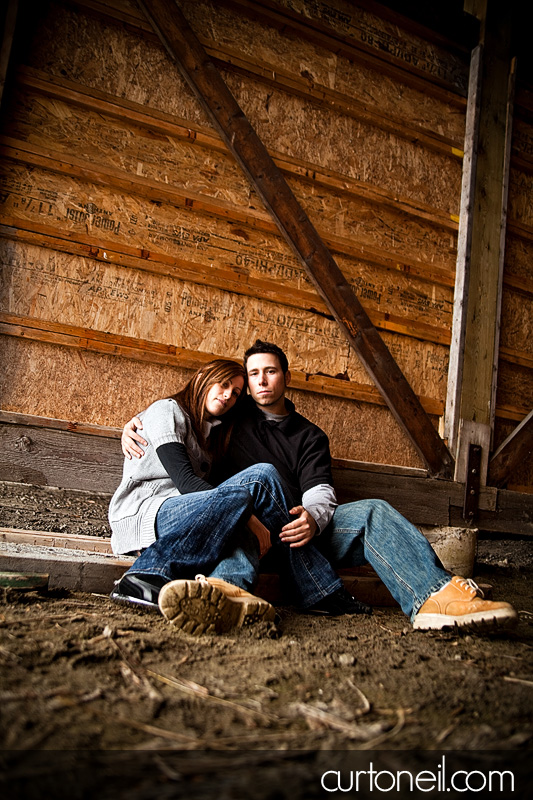 Engagement Shoot - Haviland boat hangar