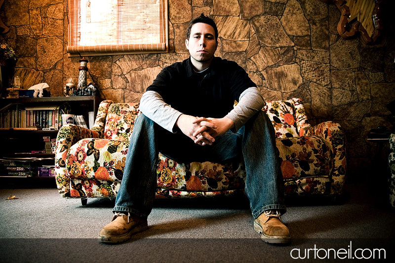 Engagement Shoot - 70s couch attitude