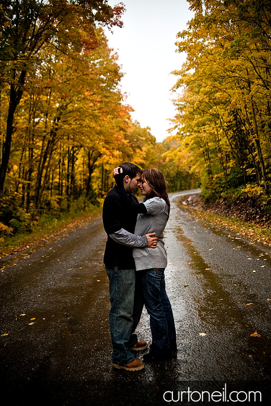Engagement Shoot - rain romance