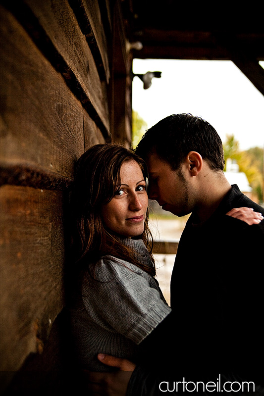 Engagement Shoot - wooden porch