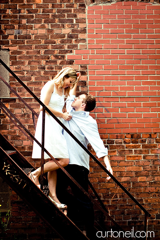 Sault Ste Marie Engagement Photos - Jenn and Christian - Hiawatha, Downtown Sault Ste Marie