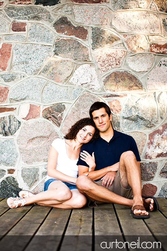 Sault Ste Marie Engagement Photography - Jess and Jeff - Harmony Beach, sunset