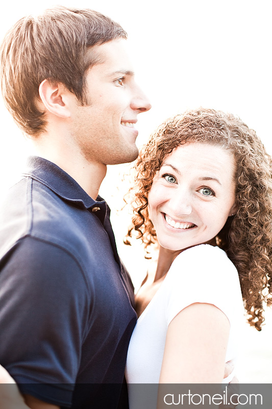 Sault Ste Marie Engagement Photography - Jess and Jeff - Harmony Beach, sunset