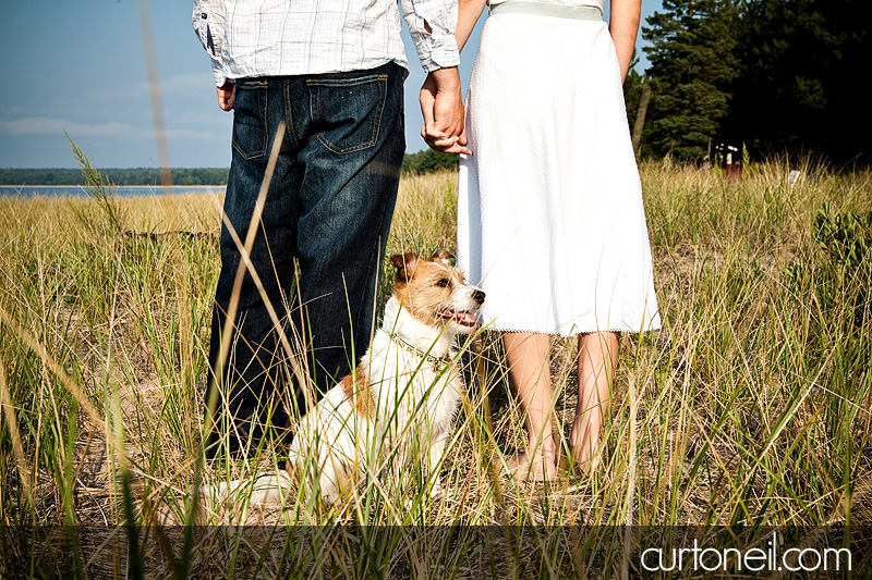 Engagement Shoot - Pancake Bay, beach grass