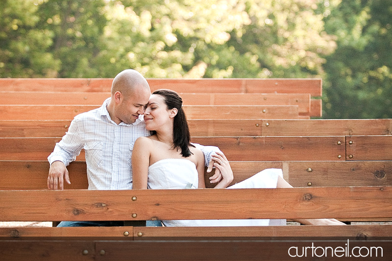Engagement Shoot - Pancake Bay, seating