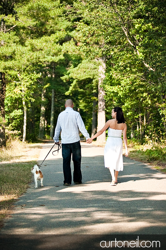 Engagement Shoot - Pancake Bay, beach walking