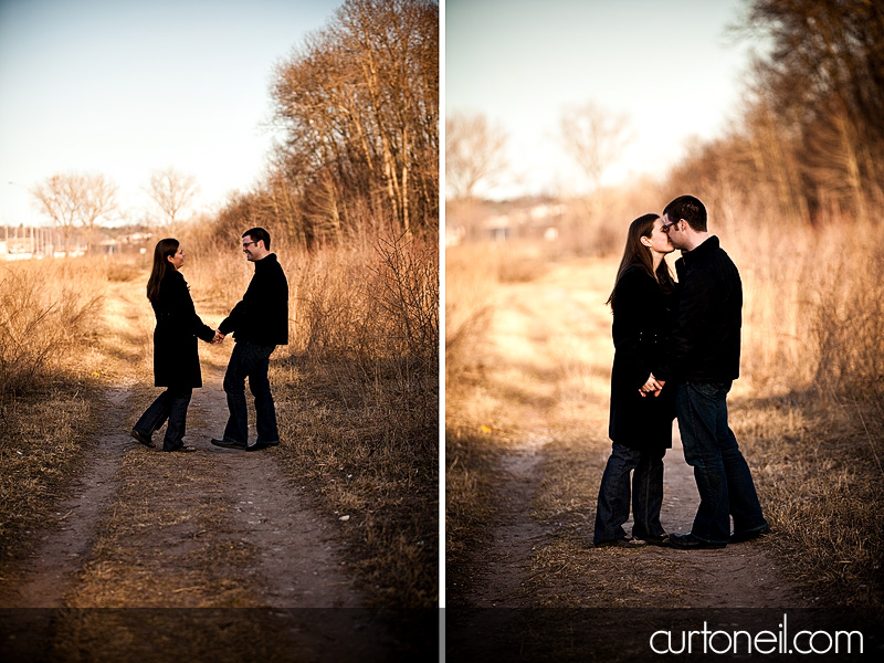 Engagement Pictures - Sault Canal - Jenn and Matt