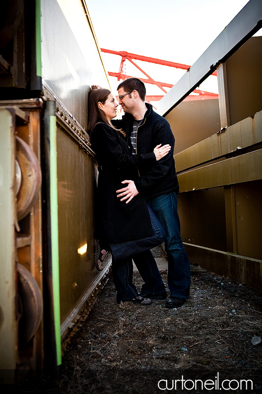 Engagement Pictures - Sault Canal - Jenn and Matt