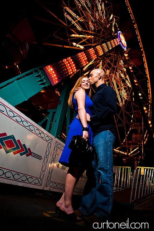 Engagement - Kim and Aaron at the ferris wheel