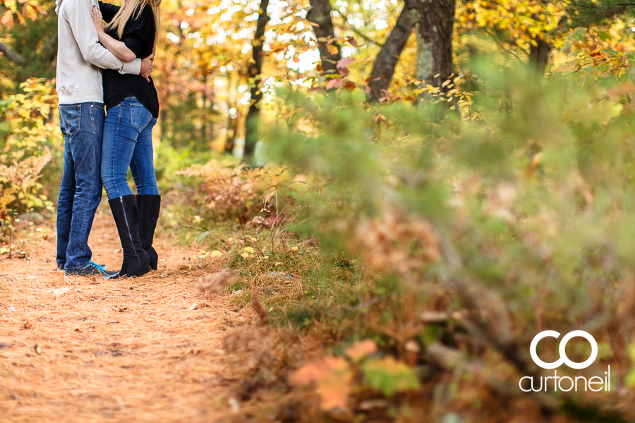Sault Ste Marie Engagement Photography - Katie and Robbie - Pine Island, fall, haunted, Checy truck