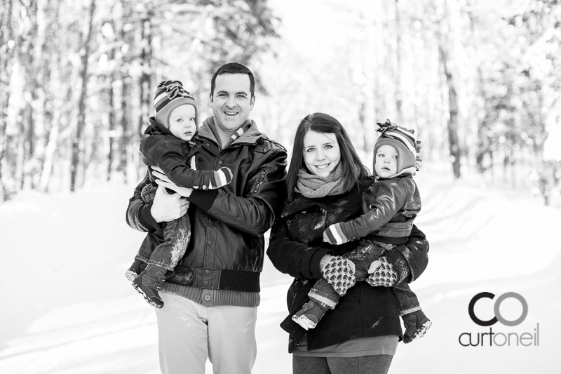 Sault Ste Marie Engagement Photography - Kendra and Chris - winter, snow, cold, Wishart Park