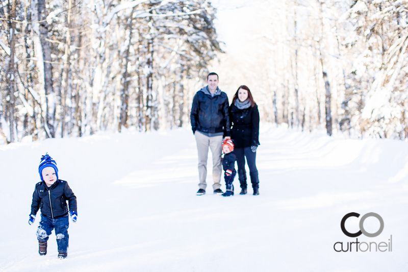 Sault Ste Marie Engagement Photography - Kendra and Chris - winter, snow, cold, Wishart Park