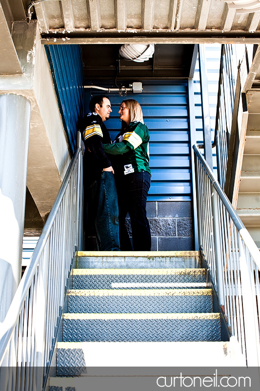 Sault Ste Marie Engagement Photography - Kaytee and Mike - Rocky DiPietro Field and Hiawatha Highlands