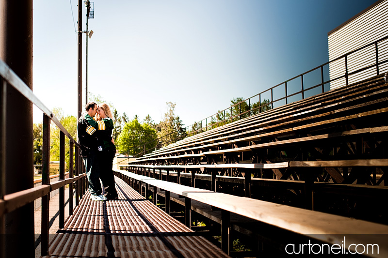 Sault Ste Marie Engagement Photography - Kaytee and Mike - Rocky DiPietro Field and Hiawatha Highlands